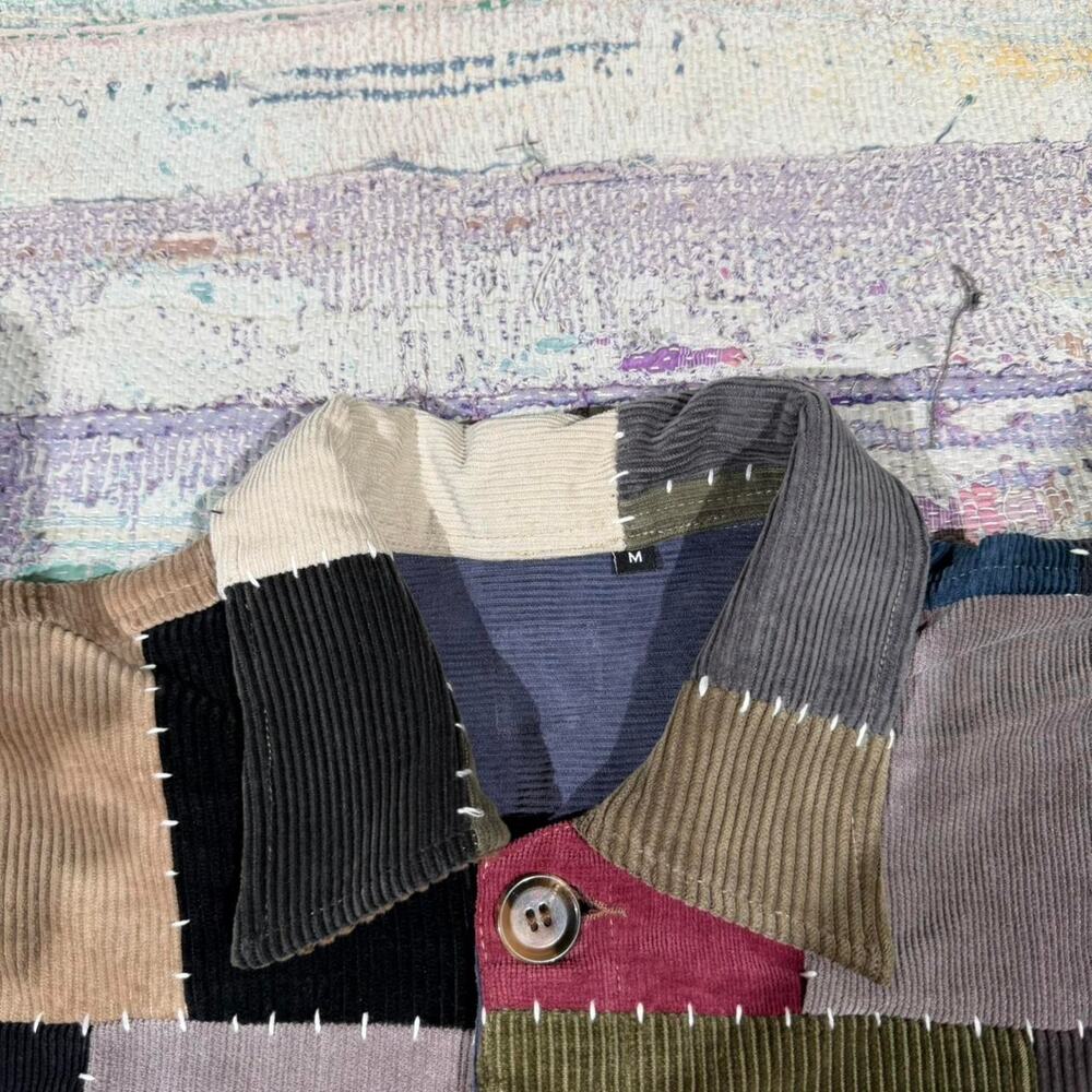 Custom patchwork corduroy jacket size medium - Picture 5 of 6